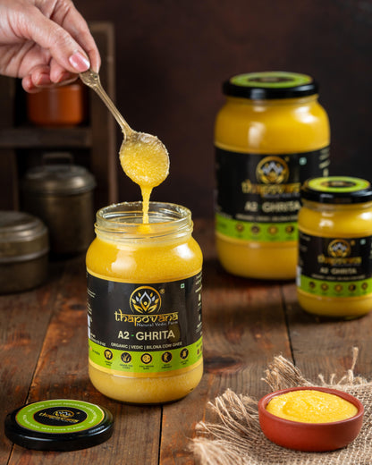 A2 Bilona Ghee | Grass-Fed | Organic | Full Moon - 500 ML