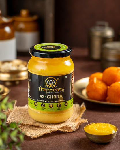 A2 Bilona Ghee | Grass-Fed | Organic | Full Moon - 500 ML